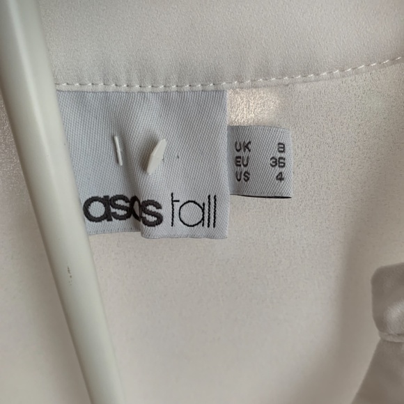 ASOS TALL sheer one button top. Never worn. Retail 75 - Picture 2 of 5